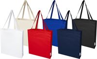 SHOPPER CON SOFFIETTO IN COTONE RICICLATO 140 gr